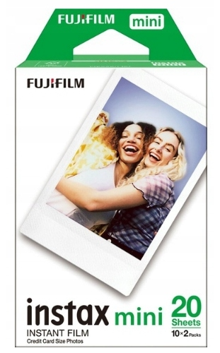 instax mini 20szt. wkłady Rozmiar zdjęcia Fujifilm Instax Mini 62 × 46 mm